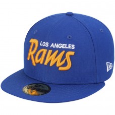 Men's Los Angeles Rams New Era Royal Throwback 59FIFTY Fitted Hat 2442885